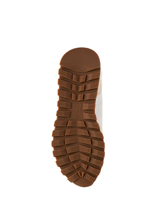 Beyaz Kadın Deri Sneaker - Görsel 6