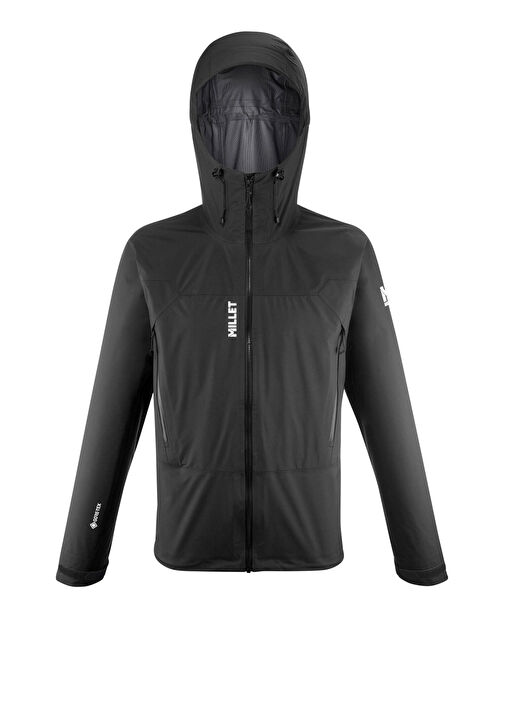 ☆millet☆ Millet Siyah Erkek Kamet Light Gore-Tex Plain 3L Erkek Ceket