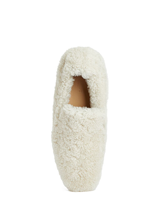 Orlando Krem Shearling Deri Loafer - Görsel 5