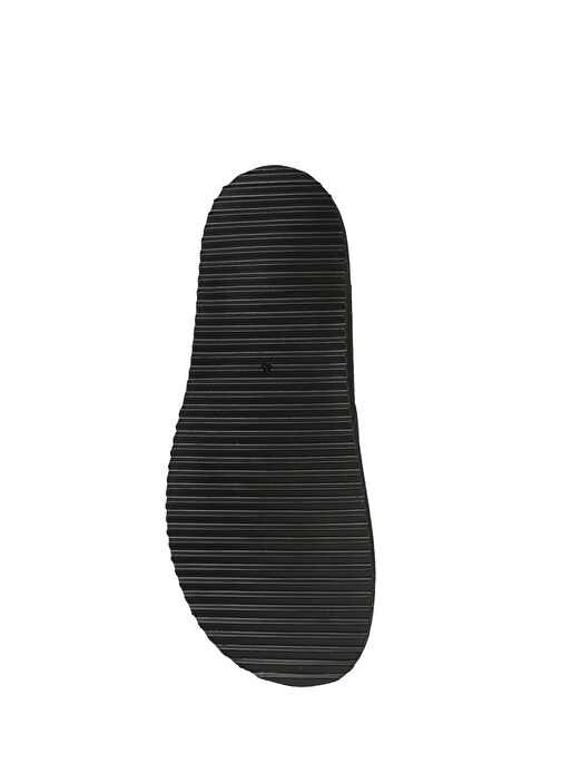 Siyah Çapraz Bantlı Erkek Deri Terlik - Görsel 6