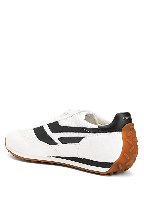 Mick Siyah Beyaz Erkek Deri Sneaker - Görsel 4