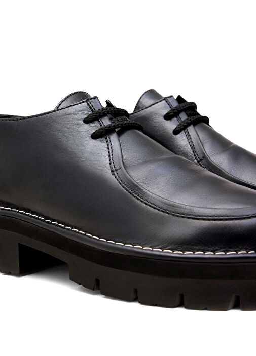 Siyah Erkek Deri Ayakkabı - Görsel 5