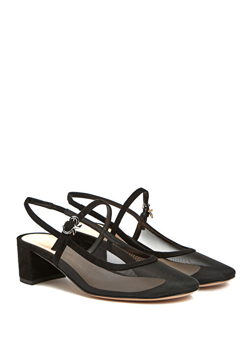 Siyah Topuklu Ayakkabı - Görsel 3