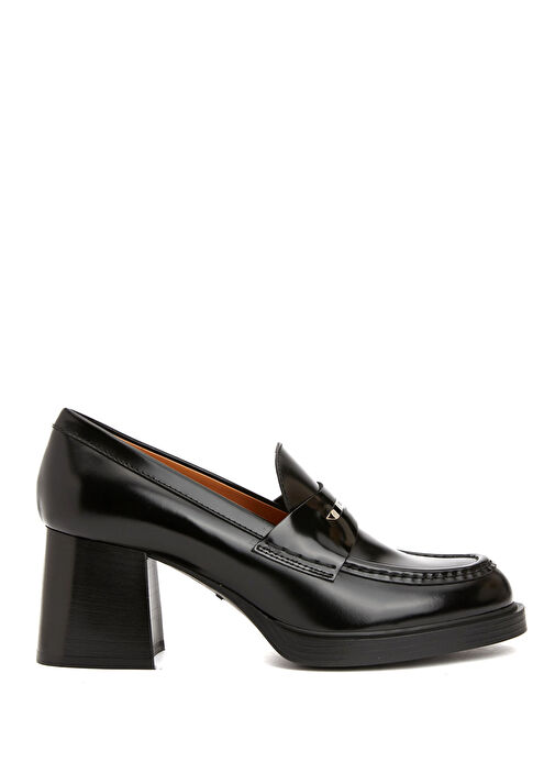 Tod's Siyah Tod's Deri Kadın Loafer