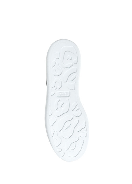 Oversized Siyah Kadın Deri Sneaker - Görsel 6