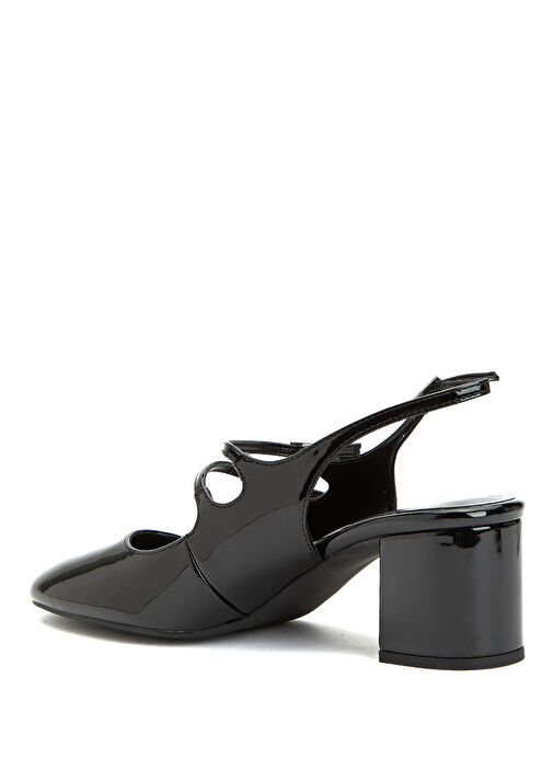 Siyah Kadın Bantlı Ayakkabı - Görsel 4