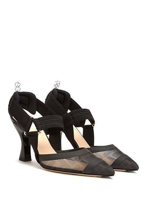 Beymen Reborn Siyah Beymen Reborn Fendi Topuklu Ayakkabı