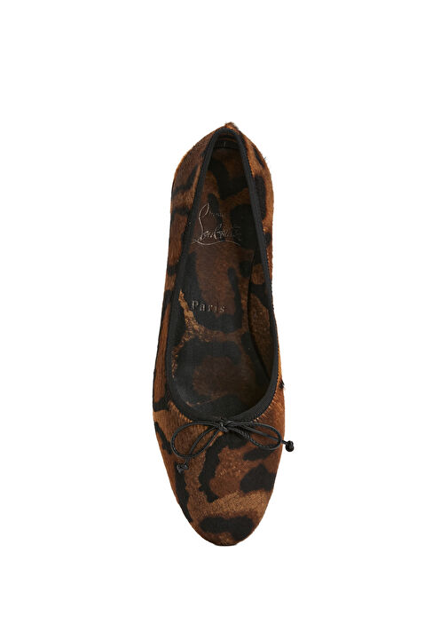 Sweetie Jane Leopar Desenli Deri Babet - Görsel 5