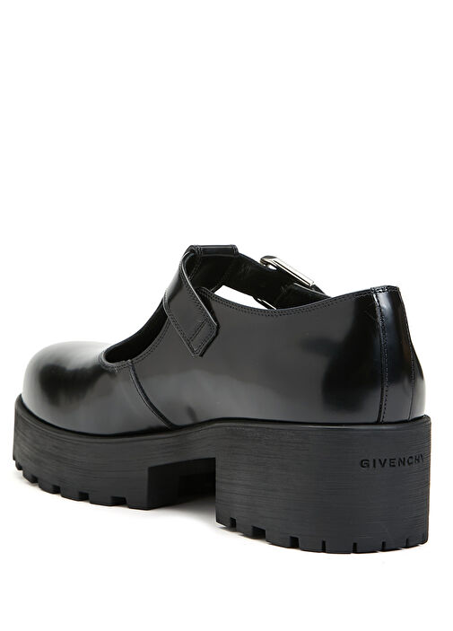 Voyou Siyah Kadın Deri Ayakkabı - Görsel 4