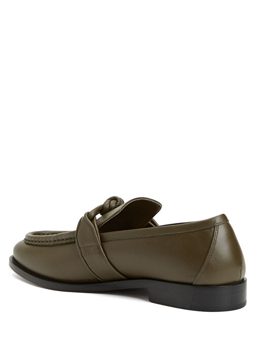 Haki Erkek Deri Loafer - Görsel 4