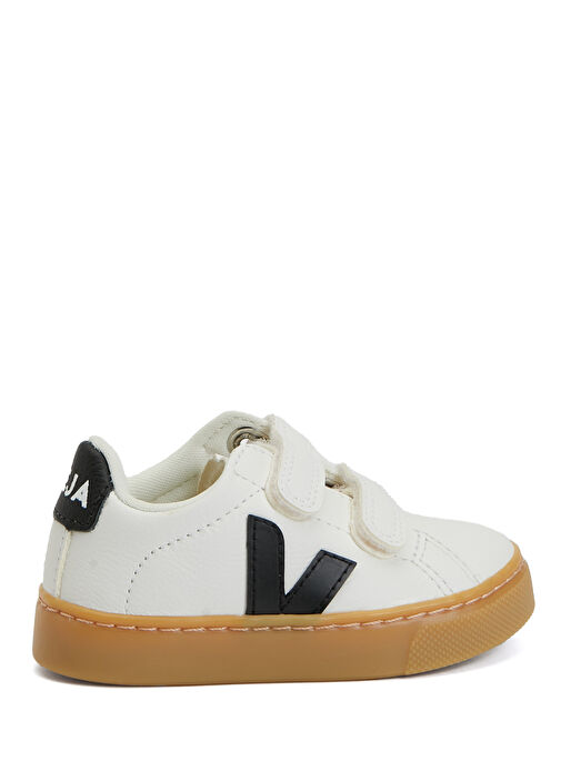 Small Esplar Chromefree Beyaz Çocuk Deri Sneaker - Görsel 2