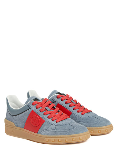 Gri Kadın Deri Sneaker - Görsel 3