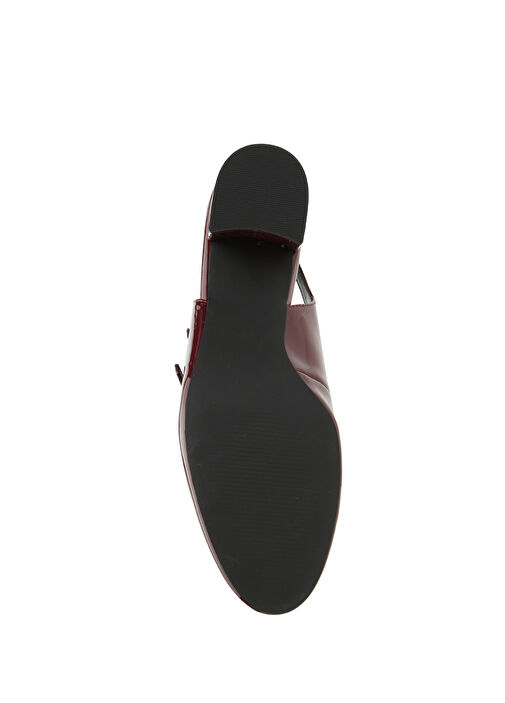 Bordo Kadın Bantlı Ayakkabı - Görsel 6