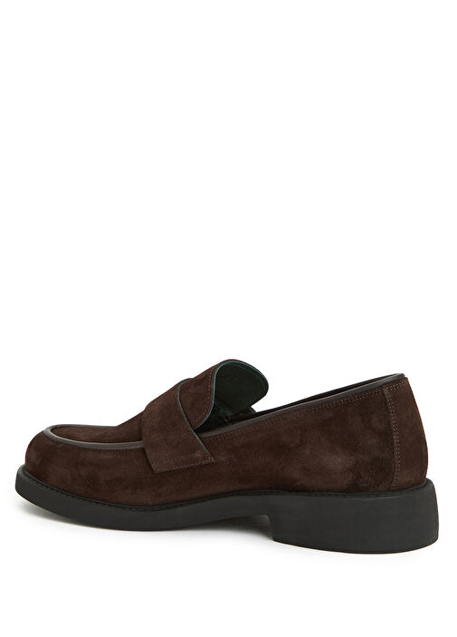 Kahverengi Erkek Süet Loafer - Görsel 4