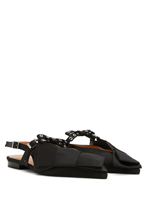 Big Bow Siyah Kadın Babet - Görsel 3