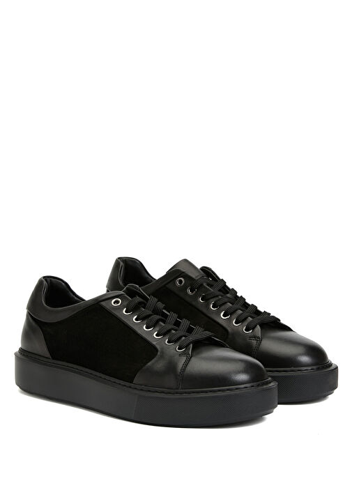 Network Siyah Network Deri Erkek Sneaker