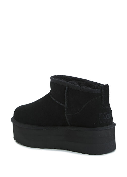 Classic Ultra Mini Platform Kadın Deri Bot - Görsel 4