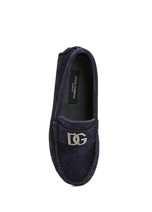 Koyu Mavi Erkek Çocuk Süet Ayakkabı - Görsel 5