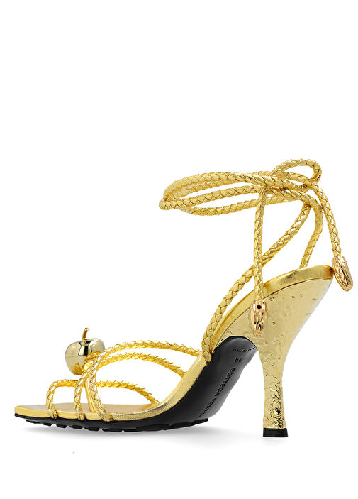 Gold Kadın Deri Sandalet - Görsel 4