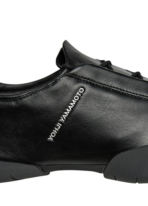 Y-3 Regu Siyah Erkek Deri Sneaker - Görsel 7