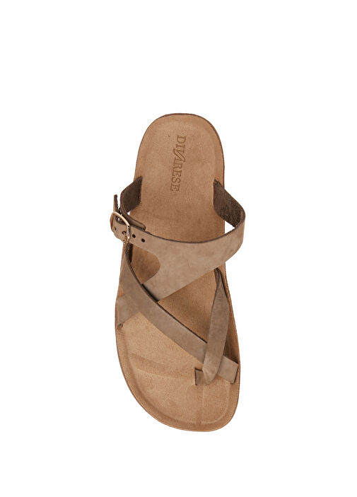 Vizon Kadın Deri Terlik - Görsel 5