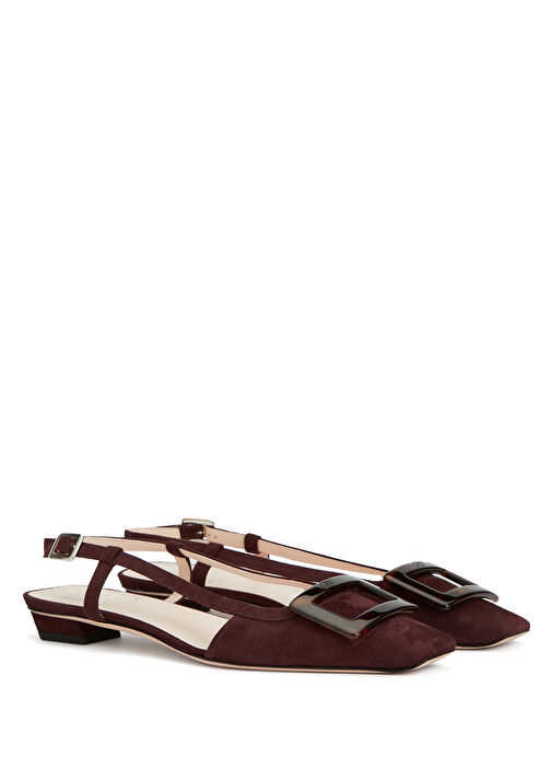 Belle Koyu Kahverengi Deri Babet - Görsel 3