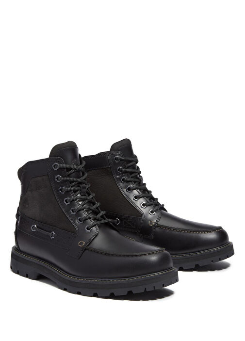 Britton Road Siyah Erkek Deri Bot - Görsel 3