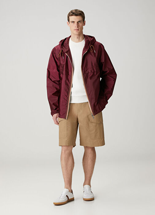 Moncler Bordo Erkek Bordo Kapüşonlu Yağmurluk 1892766 | Beymen