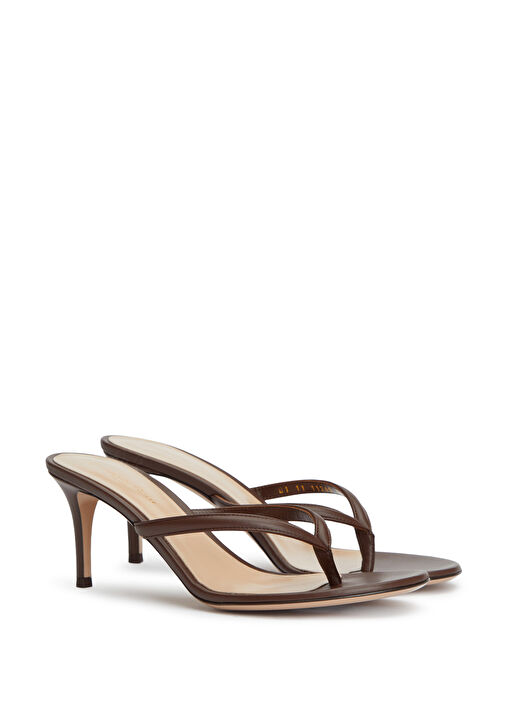 Gianvito Rossi Gianvito Rossi Clypso Kahverengi Kadın Deri Terlik Beymen'de! Kahverengi - 3. görsel