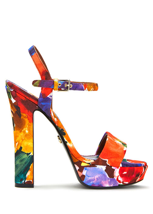 Brocade Colorblocked Kadın Sandalet - Görsel 2