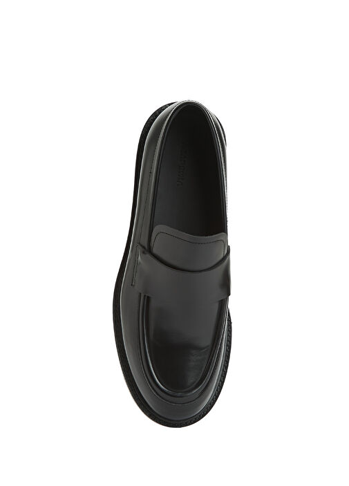 Siyah Erkek Deri Loafer - Görsel 5