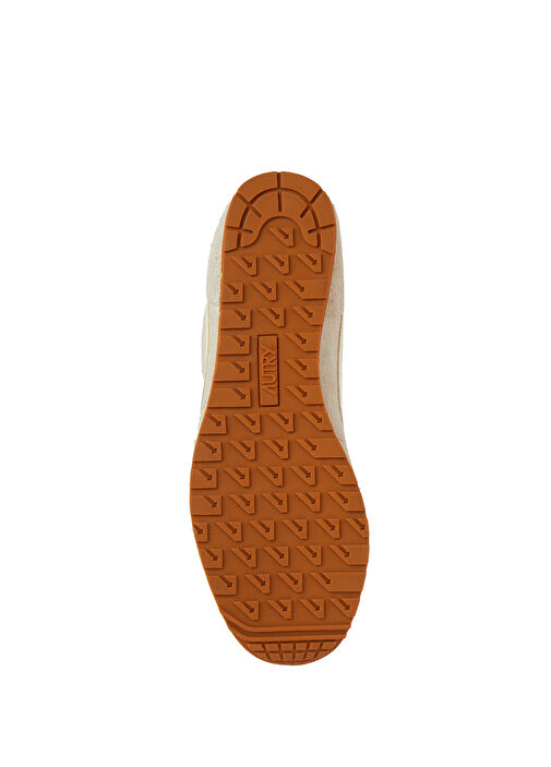 Açık Gri Kadın Deri Sneaker - Görsel 6