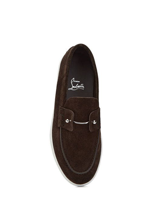 Christian Louboutin Kahverengi Christian Louboutin Chambeliboat Erkek Süet Loafer