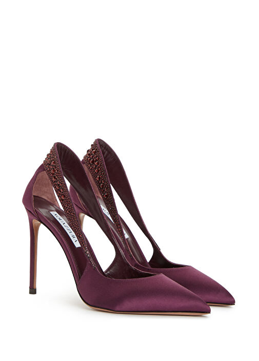 Mor Topuklu Ayakkabı - Görsel 3