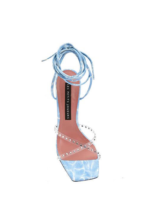 Mavi Desenli Kadın Sandalet - Görsel 5