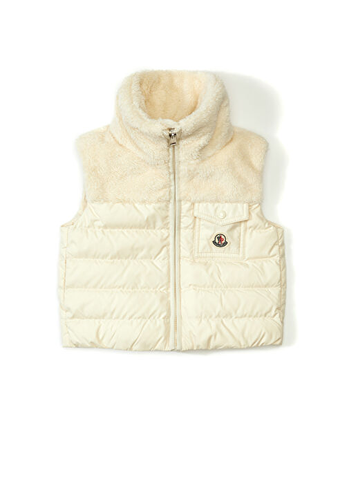 Moncler - Jeromy Krem Kız Çocuk Yelek - Krem