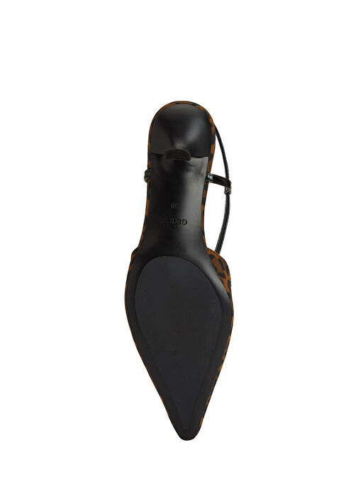 Leopar Desenli Topuklu Ayakkabı - Görsel 6