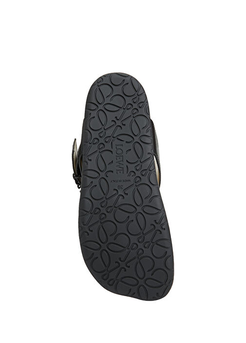 Siyah Kadın Deri Terlik - Görsel 6