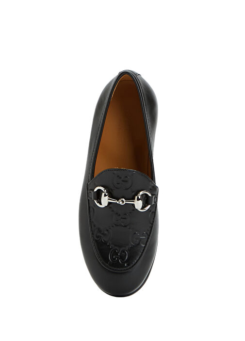 Siyah Erkek Çocuk Deri Loafer - Görsel 5