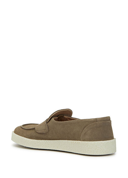 Pantanetti Açık Gri Pantanetti Süet Erkek Loafer