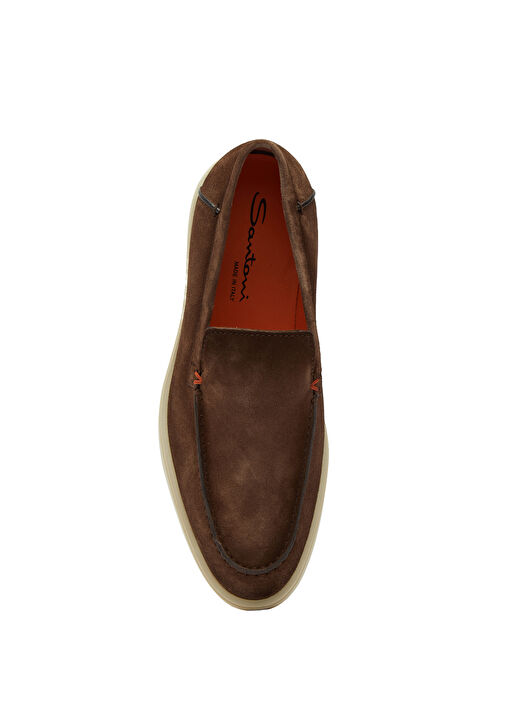 Derroit Kahverengi Erkek Süet Loafer - Görsel 4