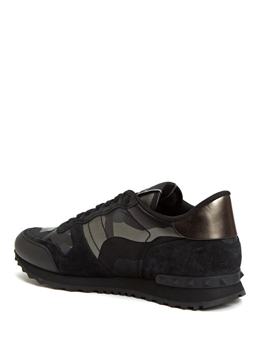 Rockrunner Siyah Erkek Deri Sneaker - Görsel 4