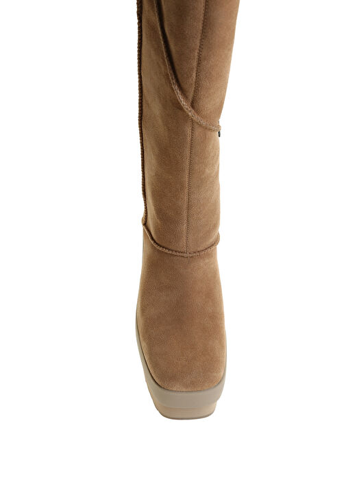 New Heights Platform Xtra Taba Kadın Süet Bot - Görsel 5