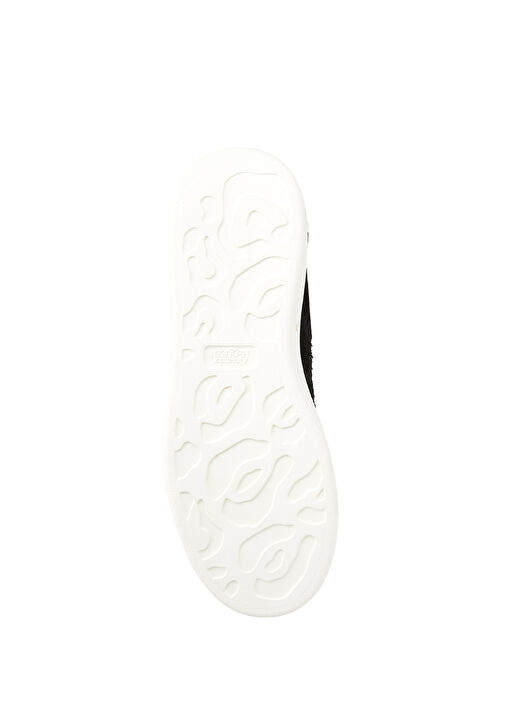 Oversized Siyah Erkek Deri Sneaker - Görsel 6