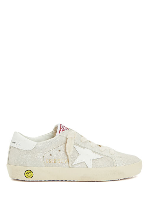 Super Star Beyaz Unisex Çocuk Deri Sneaker - Görsel 2