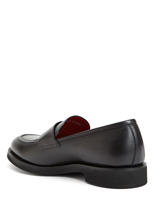 Siyah Erkek Deri Loafer - Görsel 4