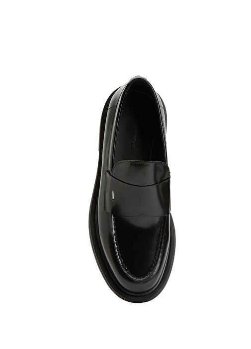 Jacob Siyah Erkek Deri Loafer - Görsel 5