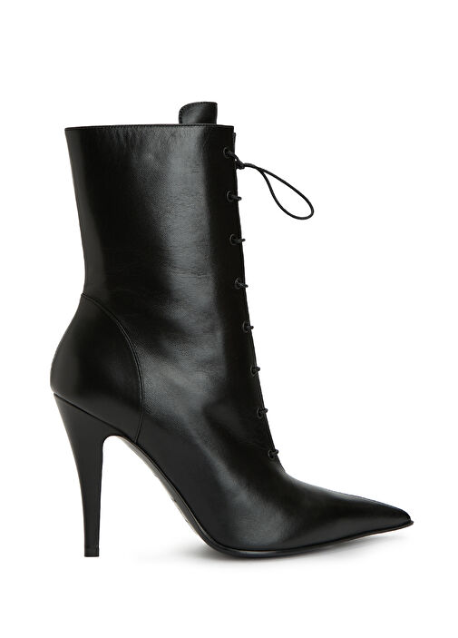 Siyah Kadın Deri Bot - Görsel 2