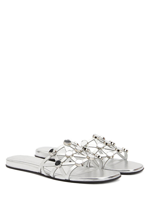 Silver Kadın Deri Terlik - Görsel 3