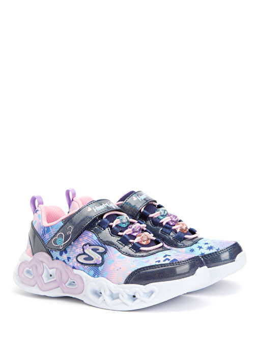 Infinite Heart Lights Çok Renkli Kız Çocuk Sneaker - Görsel 3